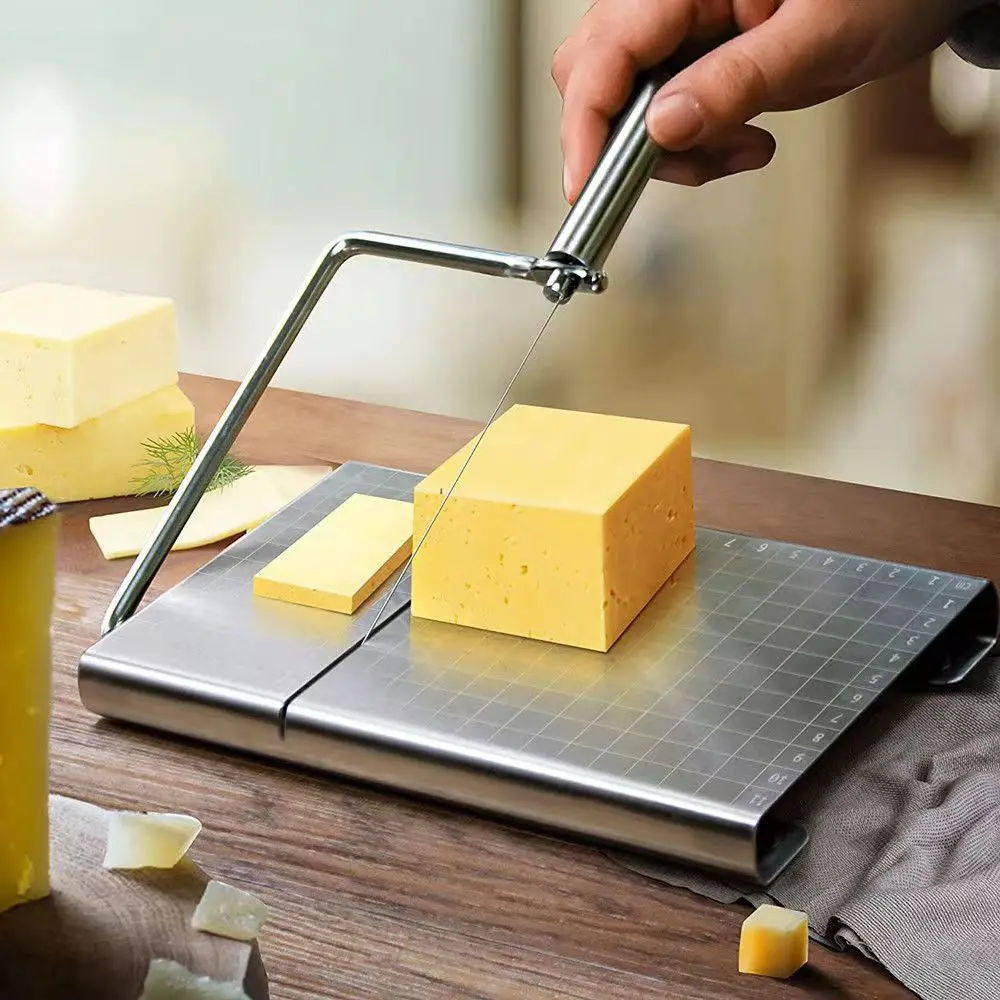 YOMDID Cheese Slicer Stainless Steel Replacement Cutting Wire Cheese