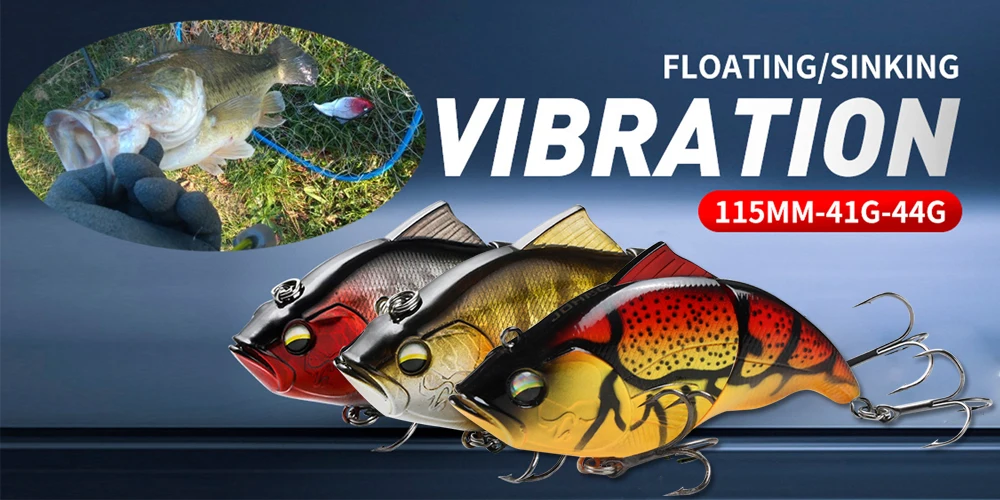 Johncoo Angelköder, zweiteiliger Gelenkköder, 115 mm, Hardbait, sinkend, schwimmend, für Raubfischangeln – Detail 1