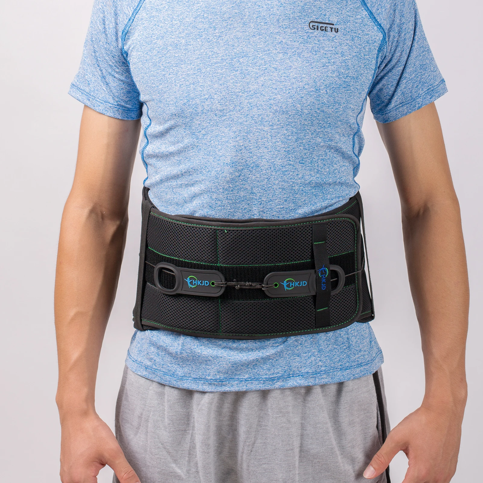 

HKJD LSO Higher Waist Medical Back Brace Lumbar Support Orthosis with Dual-Pulley System, Comfortable&Breathable&Supportive