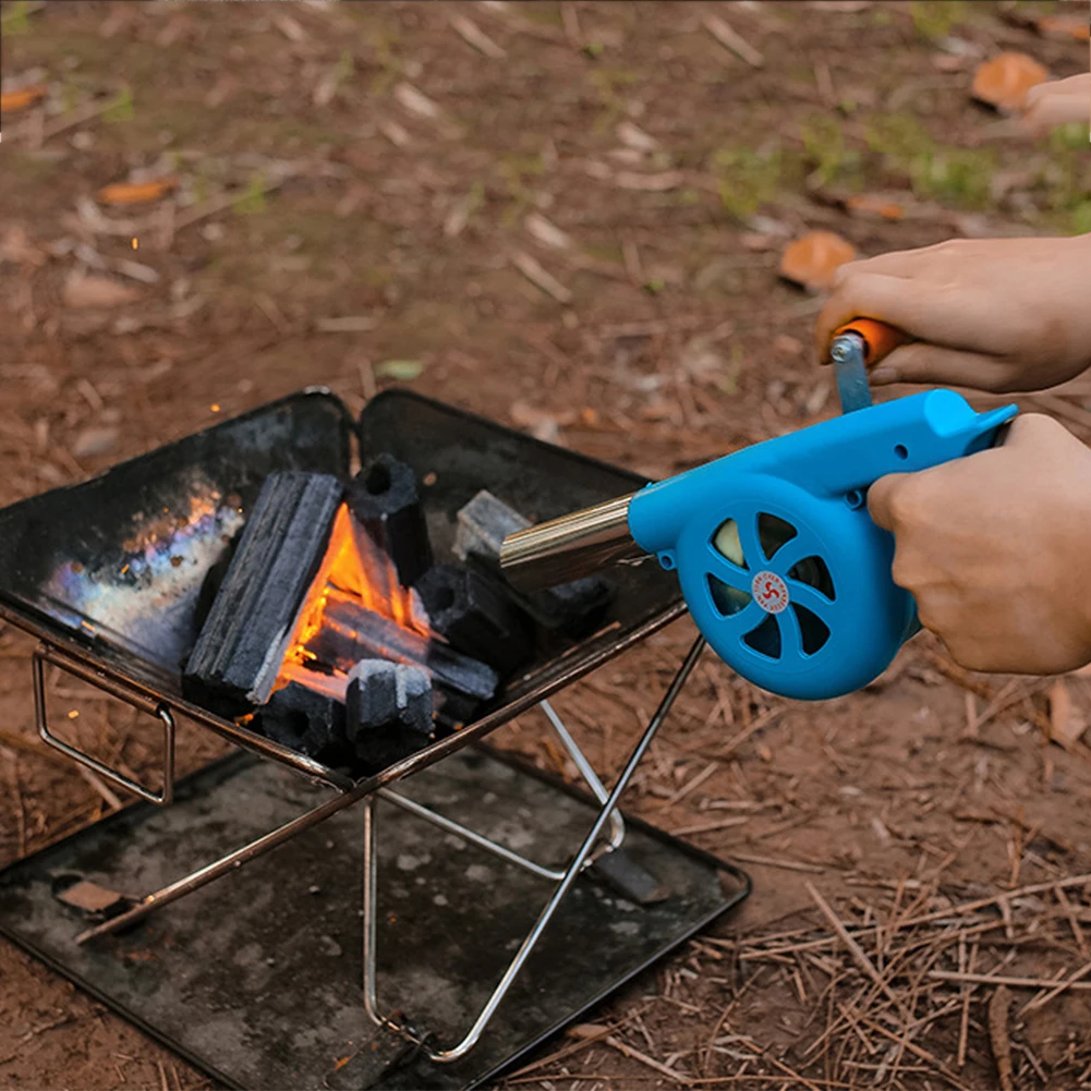 Hand BBQ Fan Outdoor Air Blower For Barbecue Picnic Manual Grill BBQ Fan Fire Bellows for Outdoor Camping Cooking Tools