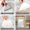 Black Silicone Baking Mat Kneading Pad Dough Mat Cake Dough Maker Kitchen Cooking Grill Non-Stick Gadgets Bakeware Pastry Mat 5
