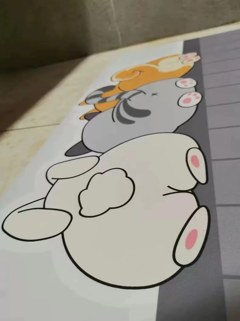 Cartoon Bathroom Soft Diatomaceous Mud Floor Mat, Bathroom Absorbent Foot Mat, Toilet Sink, Bedroom Mat, Carpet 3