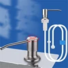 Kitchen Tool Stainless Steel Soap Dispenser with Flexible Silicone Hose for Easy Refills for Bathroom and Kitchen 1