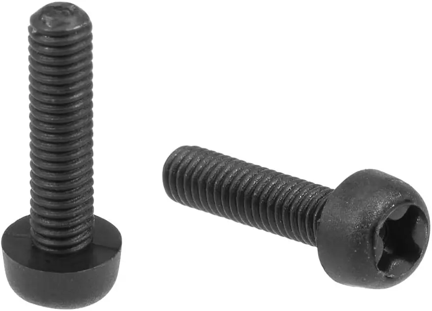 

M3x6mm Threaded Nylon Phillips Cross Pan Head Machine Screws Bolts Black 20Pcs
