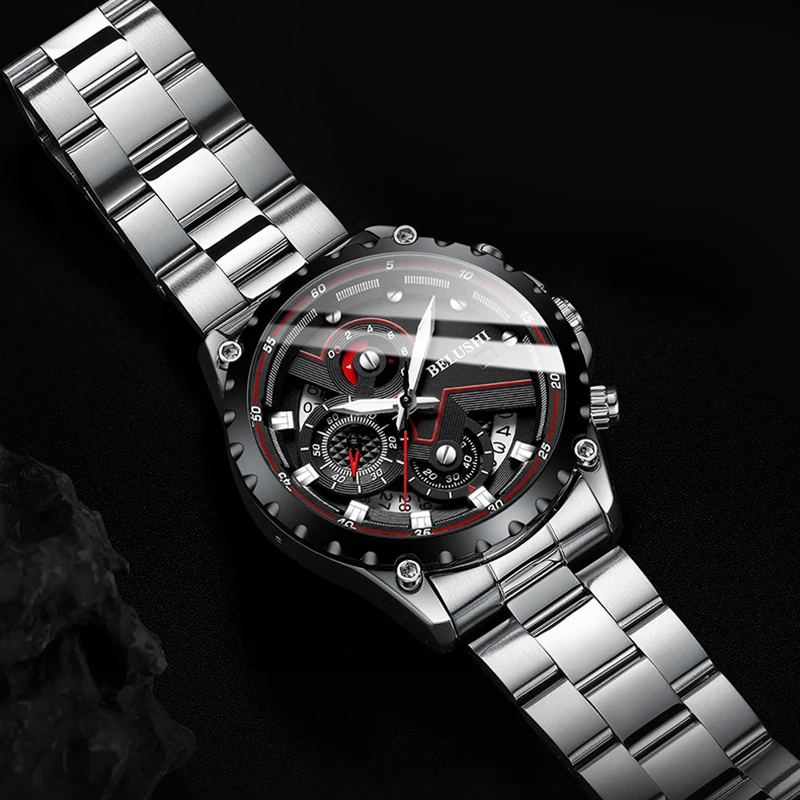 2022 Top Brand Luxury Military Waterproof Male Wrist Watches Fashion Men Watche Big Dial Chronograph Watch Relogio Masculino |