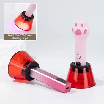 Dispositivi per Saloni di Bellezza per Unghie, Pannello Protettivo Anti-Luce per Lampada UV per Unghie a Forma Dritta, Occhiali Protettivi Anti-Luce Blu~