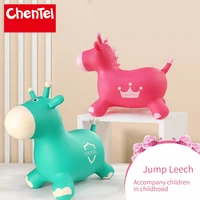 Cute Children's Inflatable Jumping Horse Thickened PVC Inflatable Toy Children's Bouncing Training Toy Birthday Gift 1