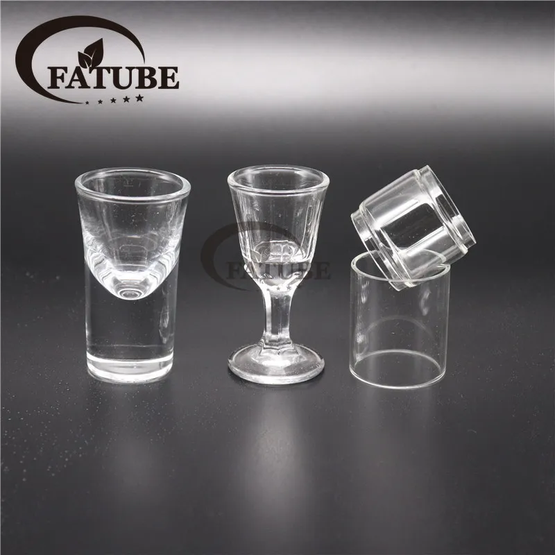 6PCS FA TUBE BUBBLE Shot GLASS Cup for Goblet 10ml/SHOTCUP3 10ml ABCD