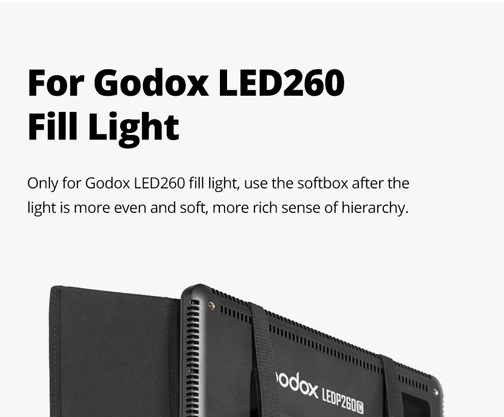 LEDP260C LED Video Soft Light Diffuser Honeycomb Grid Softbox for LED Video Lig