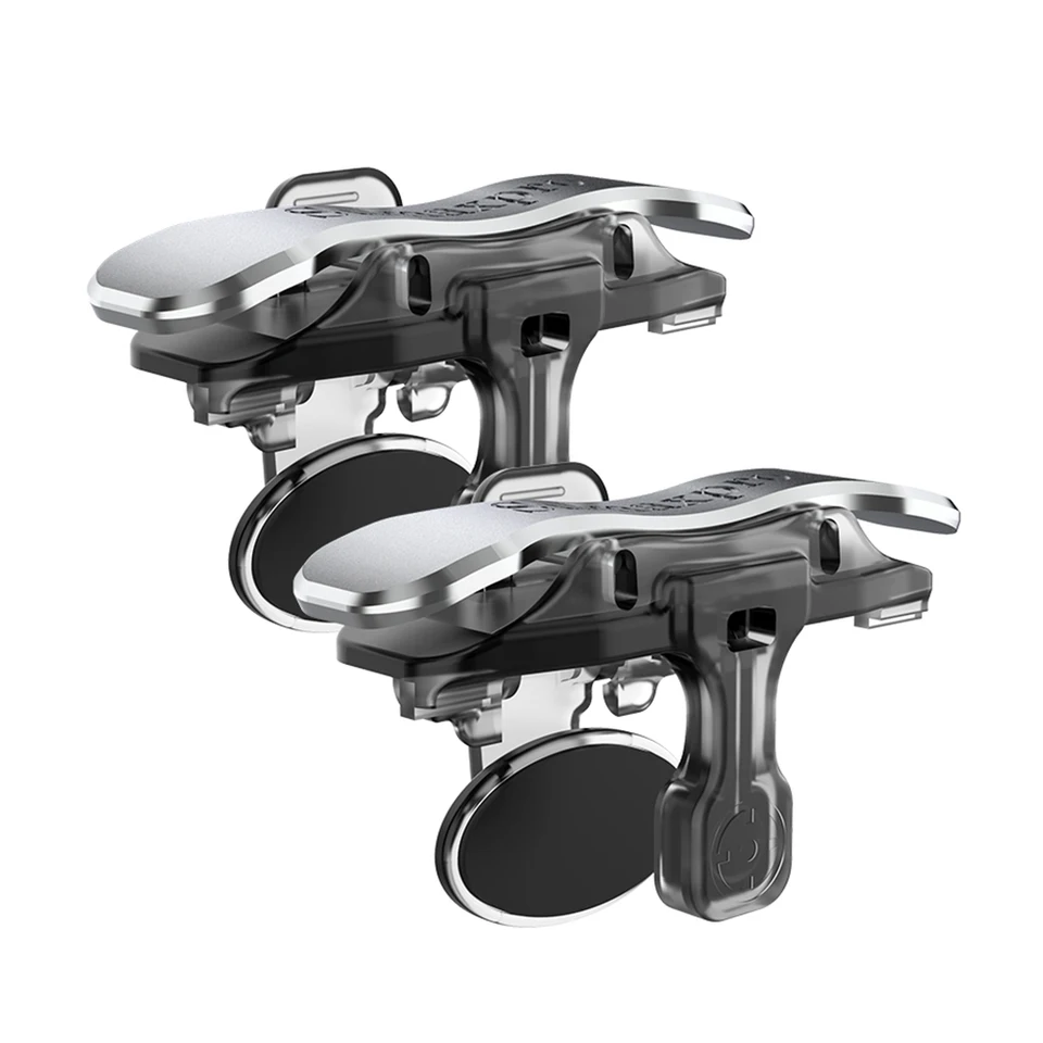 1Pair Game Trigger for PUBG Mobile Phone Controller Gamepad Joystick Shooting L1 R1 Key Button Cell Phones Gaming Accessories