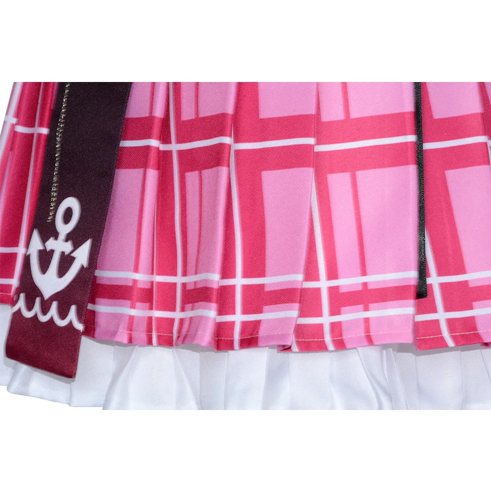 Hololive-Inspired Minato Aqua School Uniform Costume for Cosplay Events
