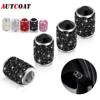 Bling Tire Stem Valve Caps, Crystal Tire Caps Shinny Rhinestone Universal Tire Valve Caps for Car SUV Motorcycle Bicycle Truck 1