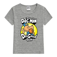 Dog Man Do Good Tour Kids T-Shirt Boy Girl T-shirt Fashion Print Short Sleeve O-neck Boy's Funny Tee Top Gift For Kids Clothing 2