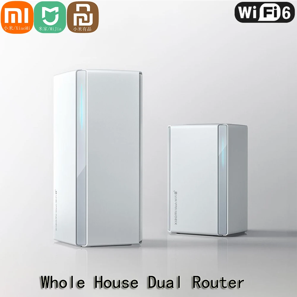 Xiaomi-redmi Dual mi Router Qualcomm Cpu Bluetooth Malha 160mhz Nfc Wpa3 Vpn Use Mesh Repeater Sinal Externo Toda a Casa