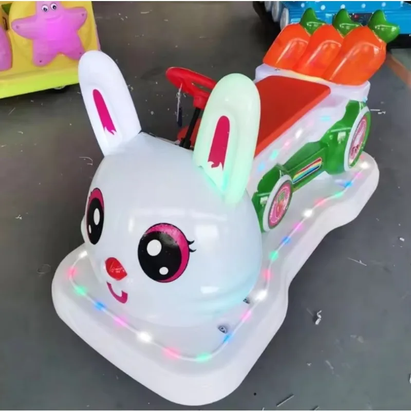 New Outdoor Double Bumper Car Square Indoor Fiberglass Amusement for Adventure Park