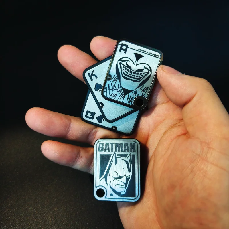 2023NewestJokerECDFidgetSliderAdult3LayersPushSliderMetal