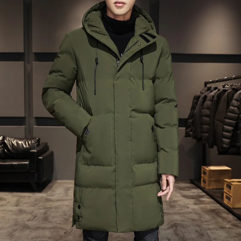 Winter Parkas Men Thick Warm Jacket Coats Plus Size 8xl 7xl 6xl Casual Warm Padded Cargo Jacket Male Long Windbreak Outerwear 2