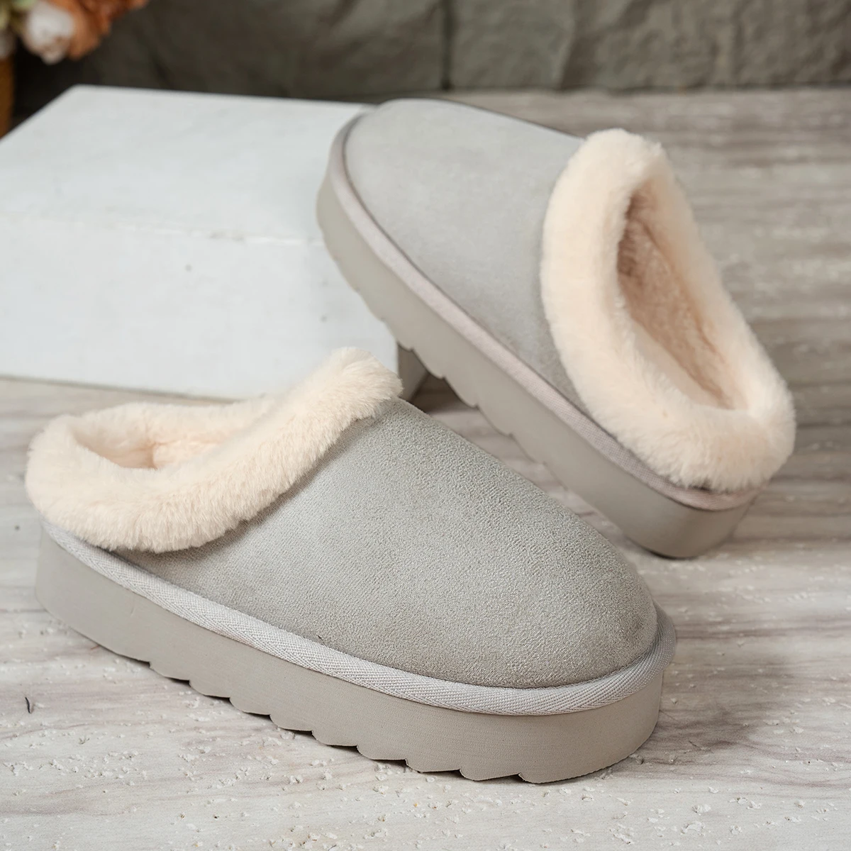 Women's Fluffy Slippers Canada | EvaCozy™ Warm Winter Shoes