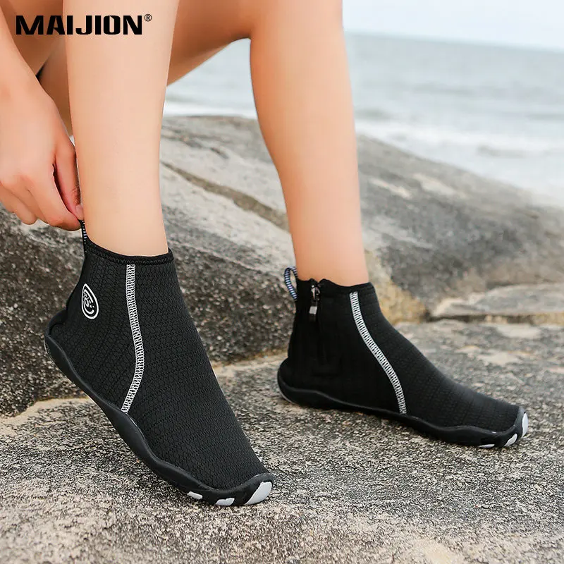 Comfortable Nonslip Aqua Shoe Men Women Slip-On Fitness Quick Dry Upstream Breathable Footwear Barefoot Beach Yoga Swimming Shoe
