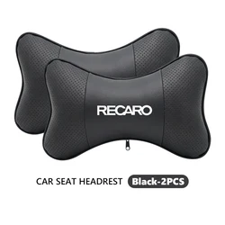 Ergonomic Car Seat Neck Support Pillow - Soft, Breathable, and Comfortable (Headrest - black - 2PCS)