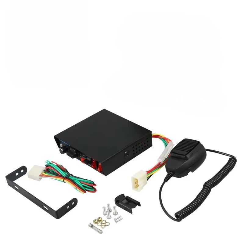200W 12V 24V Car Alarm Host with Loudspeaker 9-tone Car Alarm Horn