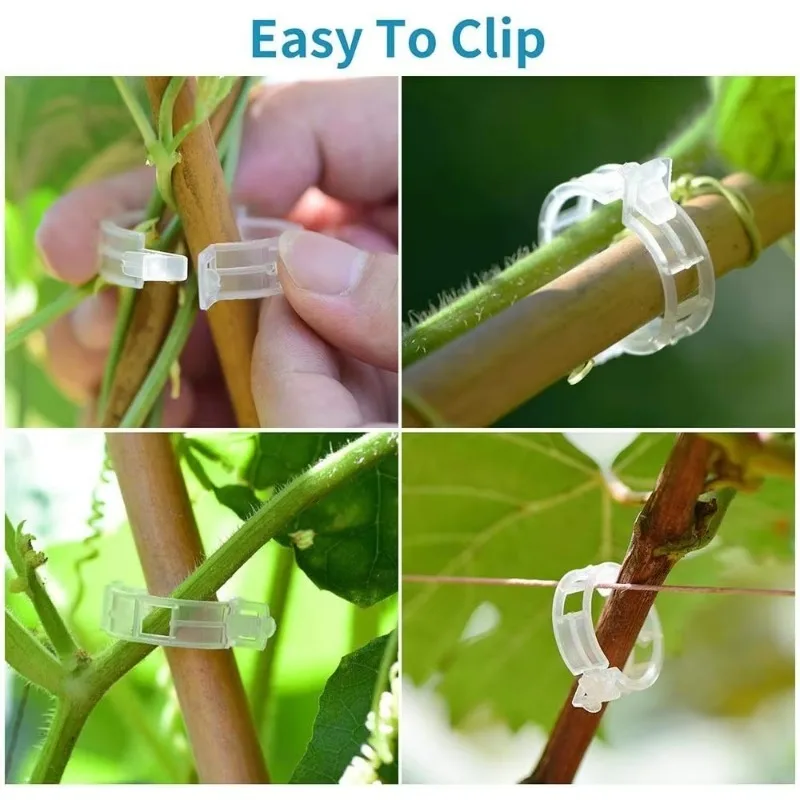 Plastic Plant Clips Supports Reusable for Vegetables and Fruits