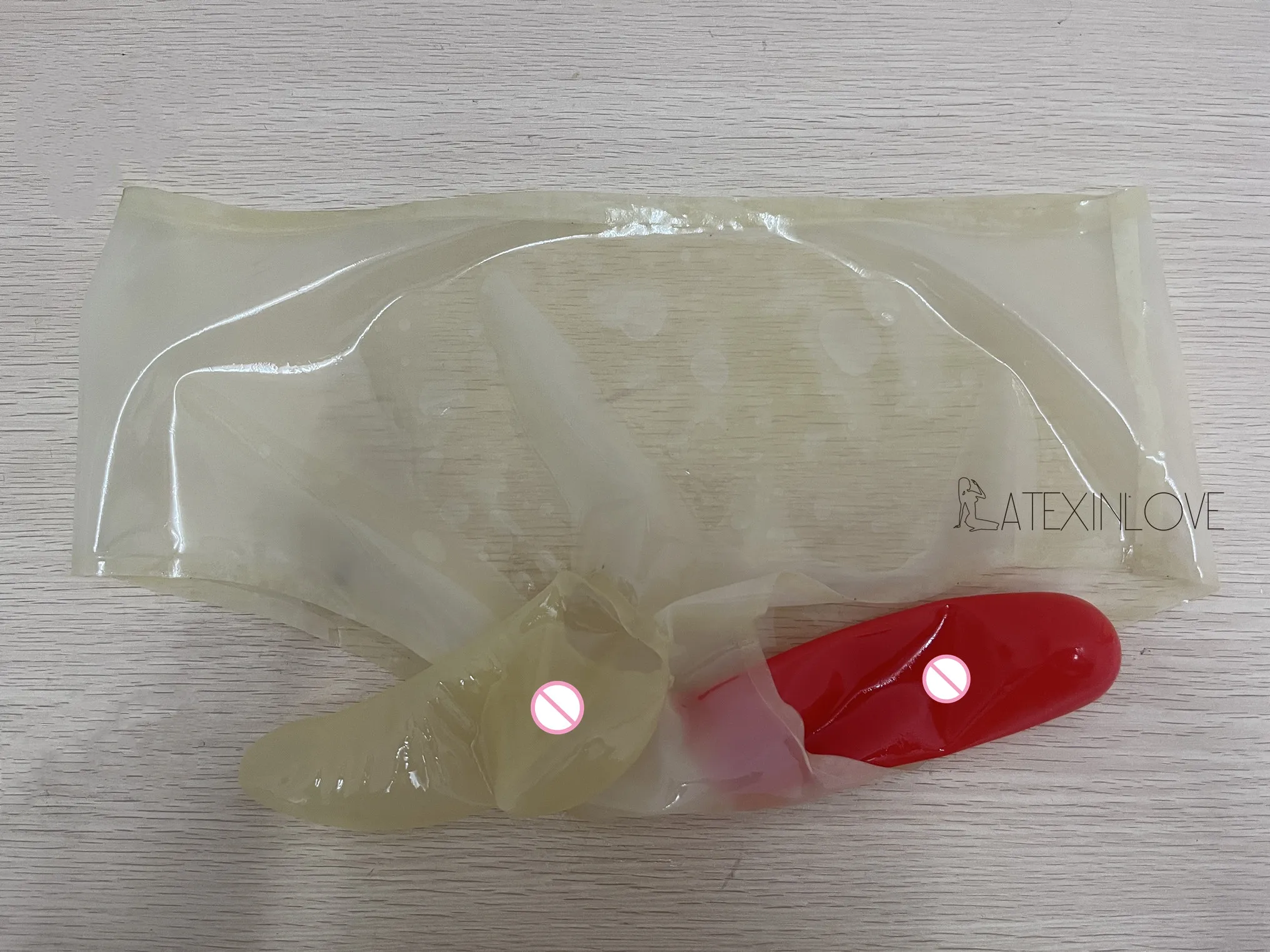 Sexy Men Underwear Latex Briefs Fetish Rubber Lingerie Double Penis Anus Condom men underwear,sexy panties