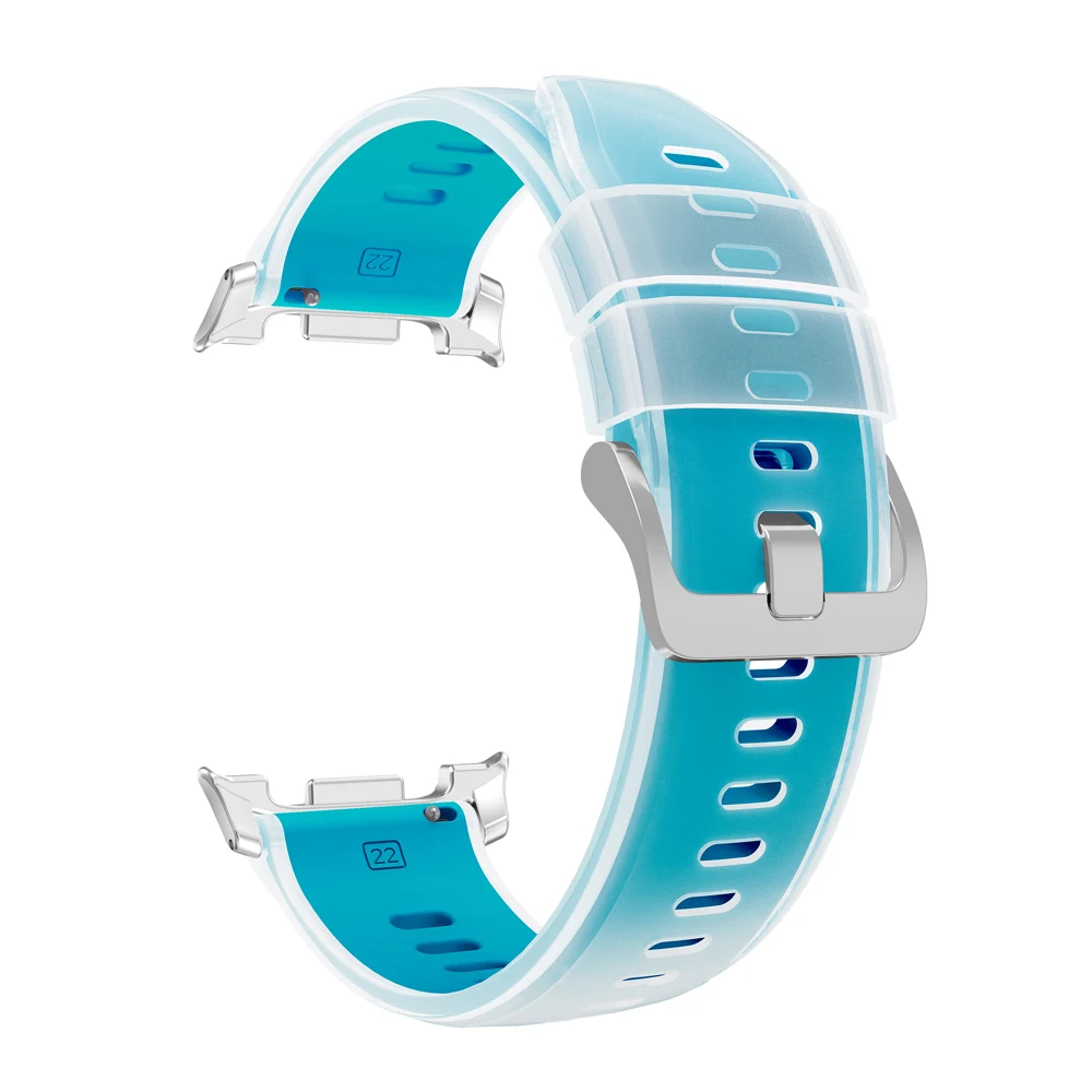 Two-Tone Silicone Sport Watch Band in Ultra 47mm Size