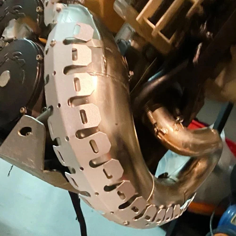 

Exhaust Heat Shield Muffler Protector Cover For KTM EXC XCW SX TPI Six Days 125 250 300 2012-2023 For HUSQVARNA For Yamaha Beta