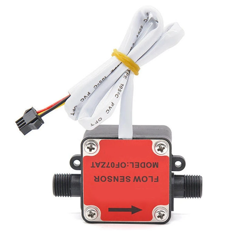 1 Piece OF07ZAT 2Min Oval Gear Flowmeter Sensor Gear Oil Flowmeter Sensor Plastic Flow Meter