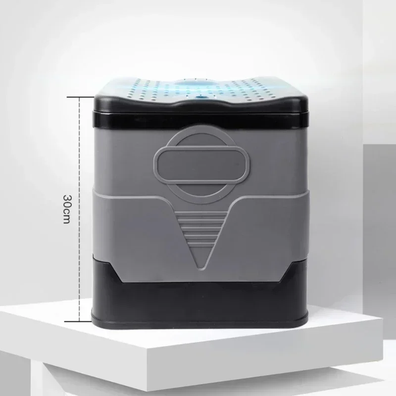 Stable Non-Slip Portable Outdoor Toilet, Deodorized Folding Camping Seat, Emergency Mobile Toilet for Comfort, Camping Seat 3