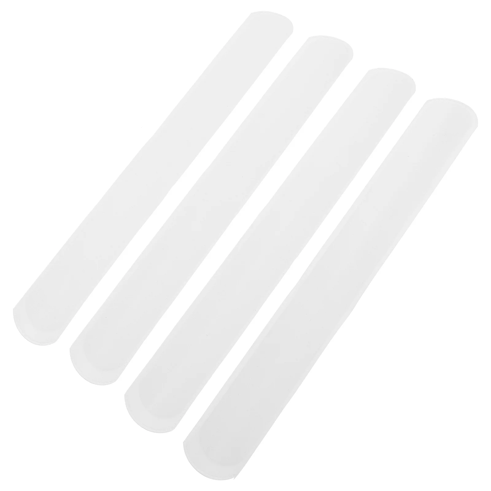 Pure White Ring Blank Slap Bracelets Plain Adult DIY Bulk Party Favors Kids Band Wristband Metal 100 Pcs
