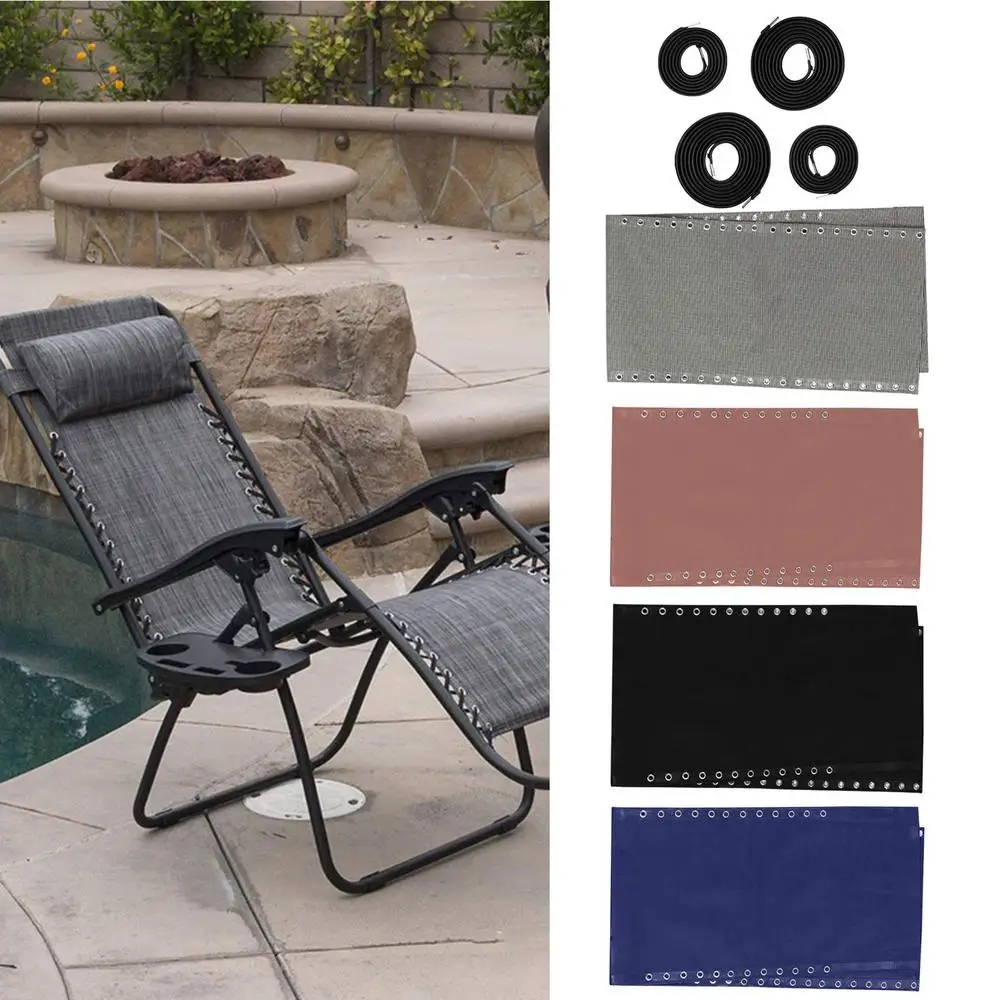 Universal Ersatz Stoff Couch Stoff für Schwerelosigkeit Stuhl Terrasse Lounge Couch Liegen alle Standard Klappstuhl – Detail 1