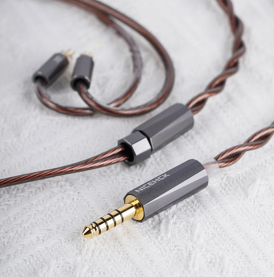 NICEHCK BerryJam IEM Kopfhörer-Upgrade-Kabel 7N Hochreiner Draht 2Pin/QDC für NX8 DUSK Zero kadenz Vivace GATE DaVinci Himalaya – Detail 11