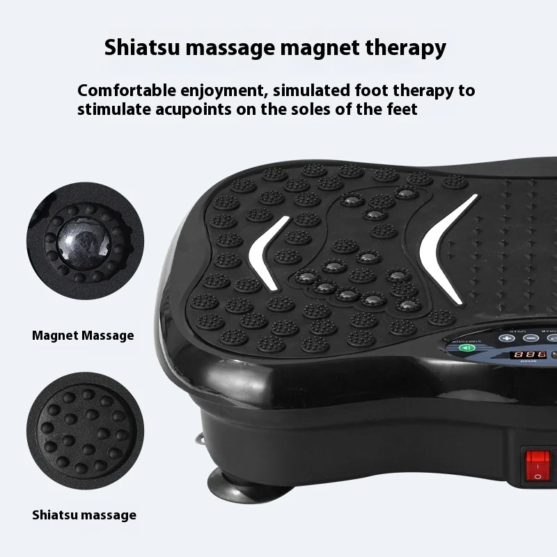 무소음 모터 속도 조절 3D 전신 진동 플레이트 운동 기구 가정용 피트니스 운동 플랫폼 수직 방향