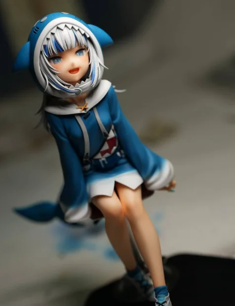 Garage Kit hand-made resin white mold muscuto Hololive Gawr Gura