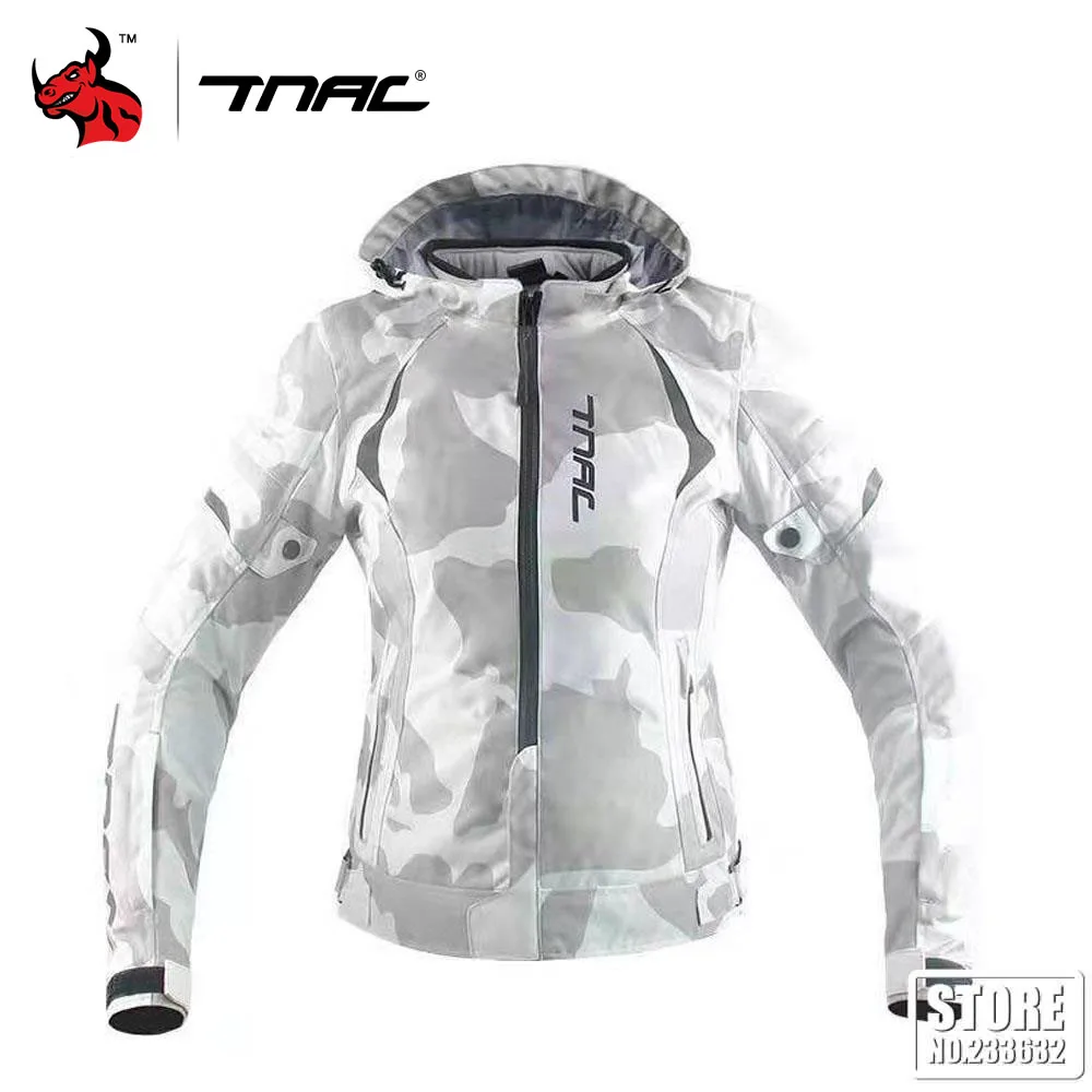 TNAC Summer Breathable Drop-proof Motorcycle Jacket Outdoor Breathable  Cycling Jacket Multicolor Outdoor Equipment