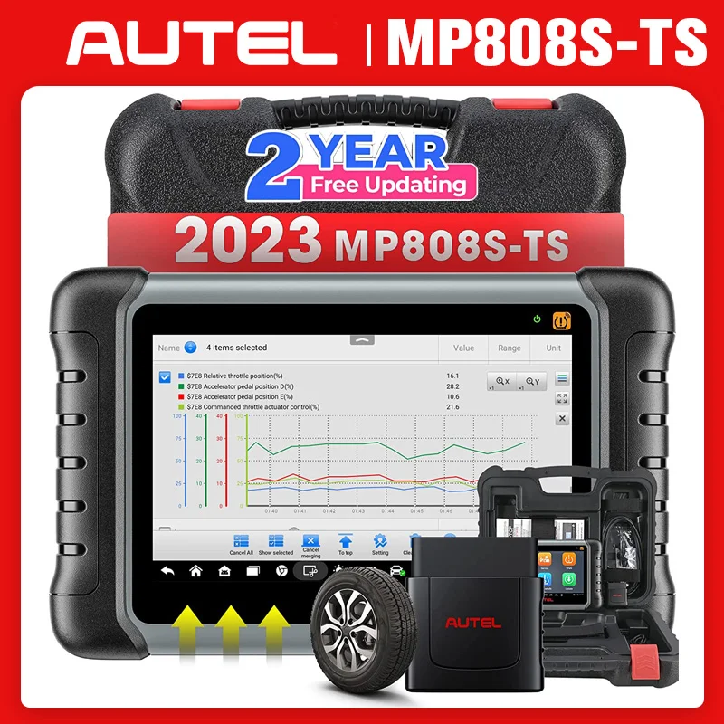  Autel MaxiPRO MP808S-TS Bidirectional Tool: 2024 2