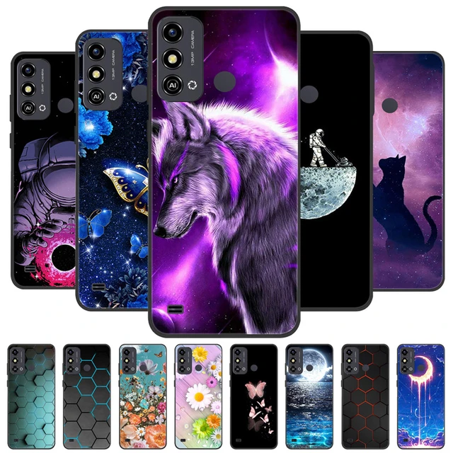 Zte Blade A53 Pro Funda Gel Tpu Silicona transparente dibujo Otoño