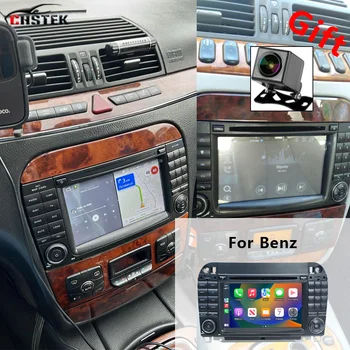 CHSTEK Radio de coche Android 13 Carplay para Mercedes Benz S/CL clase W220 W215 S320 S430 Multimedia Bluetooth navegación WIFI 4G GPS 1