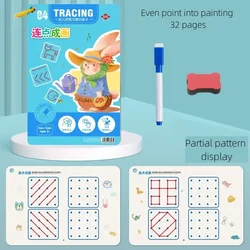 Magical Montessori Tracing Workbook: Reusable Pen Control and Calligraphy (Painting)