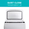 Small Washer, Washing Machine for Household Use, Portable Washer 2.0 Cu. Ft. with 6 Cycles, Transparent Lid & LED Display 3