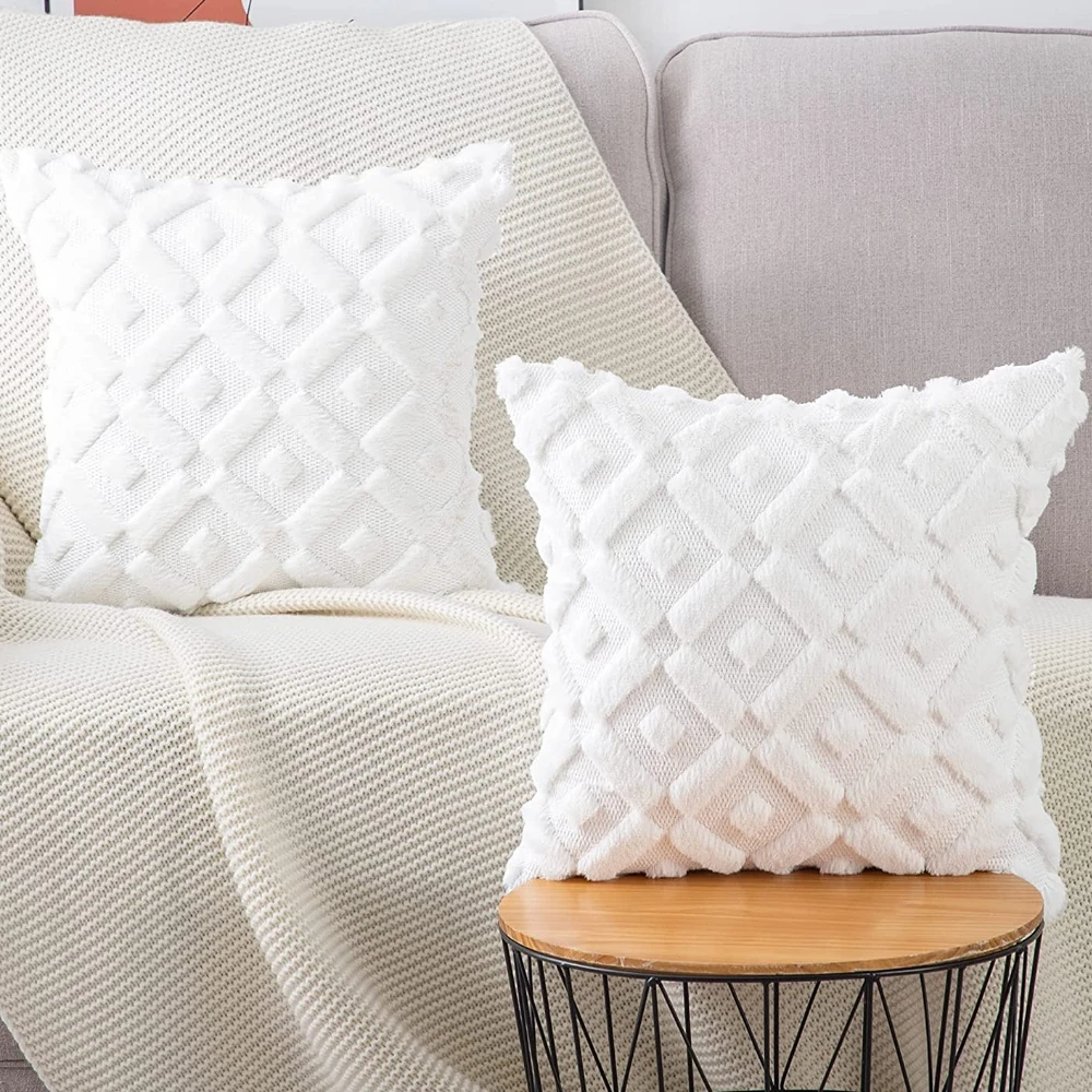 

Cushion Cover 30x50 45x45 50x50cm Plush Decorative Throw Pillow Covers Luxury Cushion Case Pillow Shell for Sofa Living Room