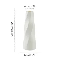 Simple Vase Decoration Living Room Flower Arrangement Vase Dining Table Light Luxury Style Vase Home Dried Flower Storage Bottle 6
