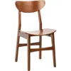 DCH1001D-SET2 Home Lucca Cherry Retro Dining Chair (Set of 2), Walnut 6