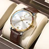 POEDAGAR Fashion Luxury Man Watch Luminous Waterproof Date Men's Quartz Wristwatch Business Leather Watches For Men Reloj Hombre 2