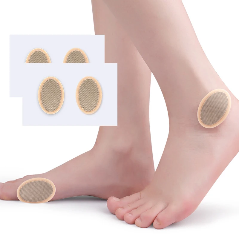

4Pcs Self Adhesive Callus Cushions Oval Shaped Cushion Soft Foam Corn Pads Breathable Toe And Foot Protectors Chicken Eye Patch
