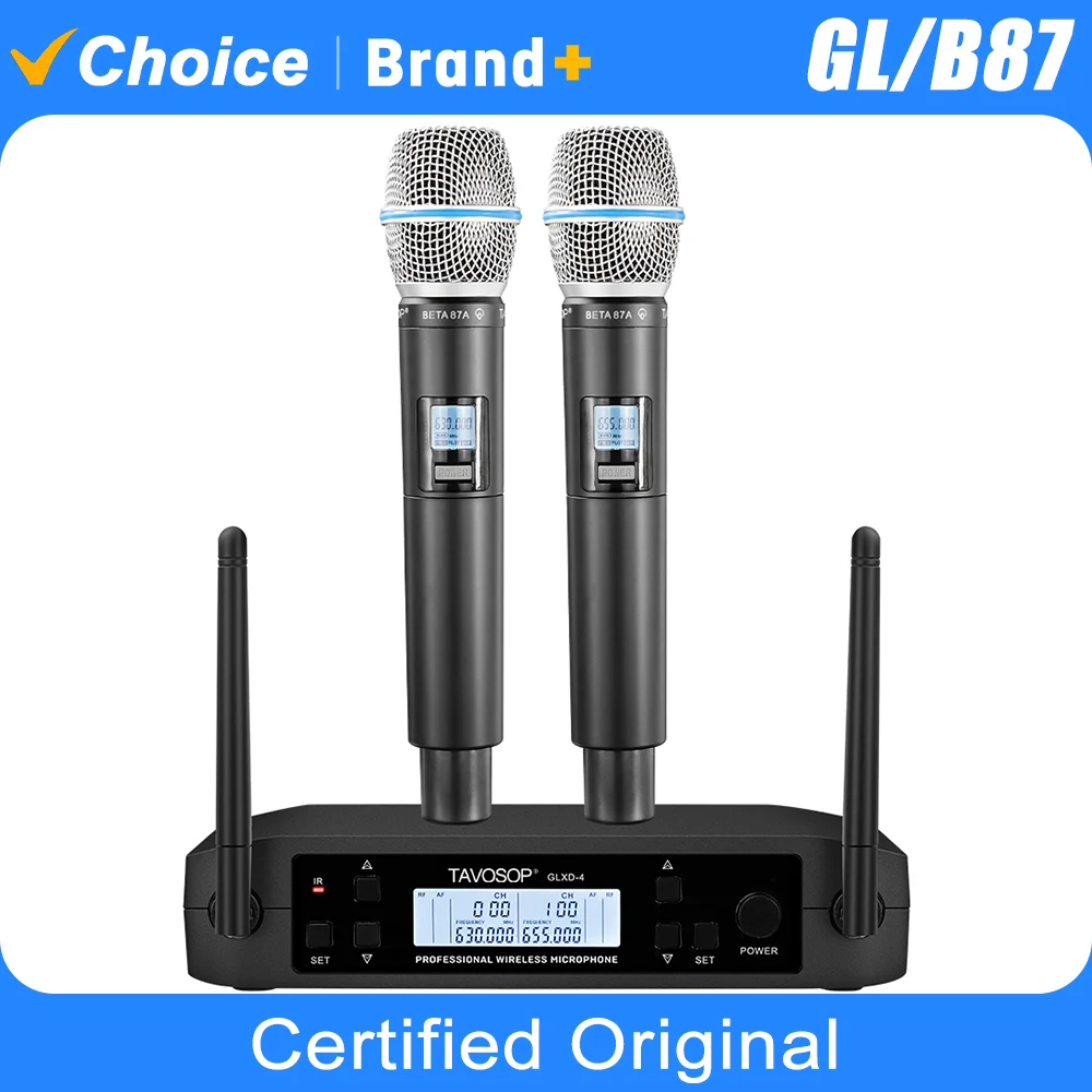 รูปสินค้า ไมโครโฟนไร้สายระดับมืออาชีพ GLXD4 B87