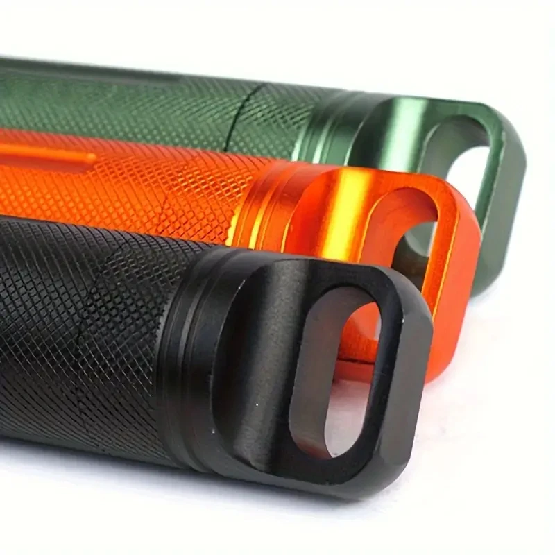 Backpack Attachment Outdoor Waterproof Storage Box Portable Medicine Bottle Aluminium Alloy Sealed Cylindrical Keyring Accessory