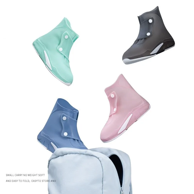 Visitor Shoe Covers Journalist Galoshes Rain Shoes Reusable Waterproof Shoe Covers Men Women Slip Resistant Overshoes Washable